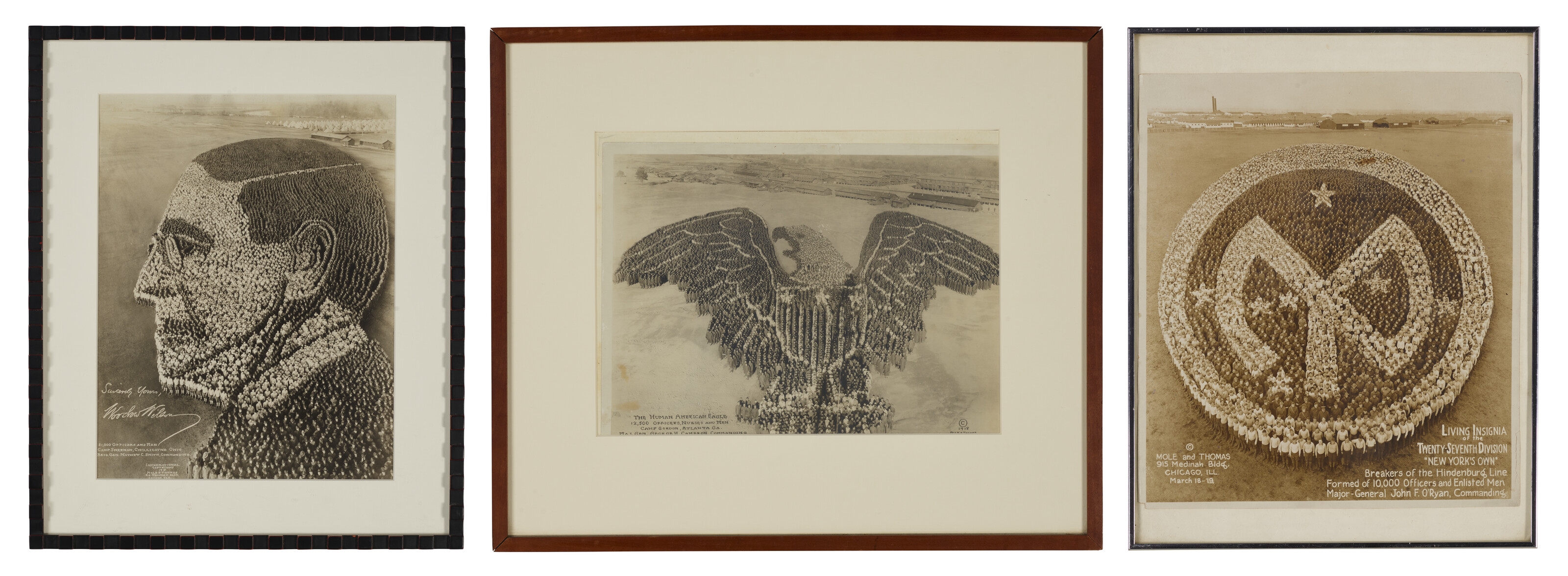 Artwork by Arthur Mole, John D. Thomas, Nine works, 1918-1919, Made of gelatin silver prints
