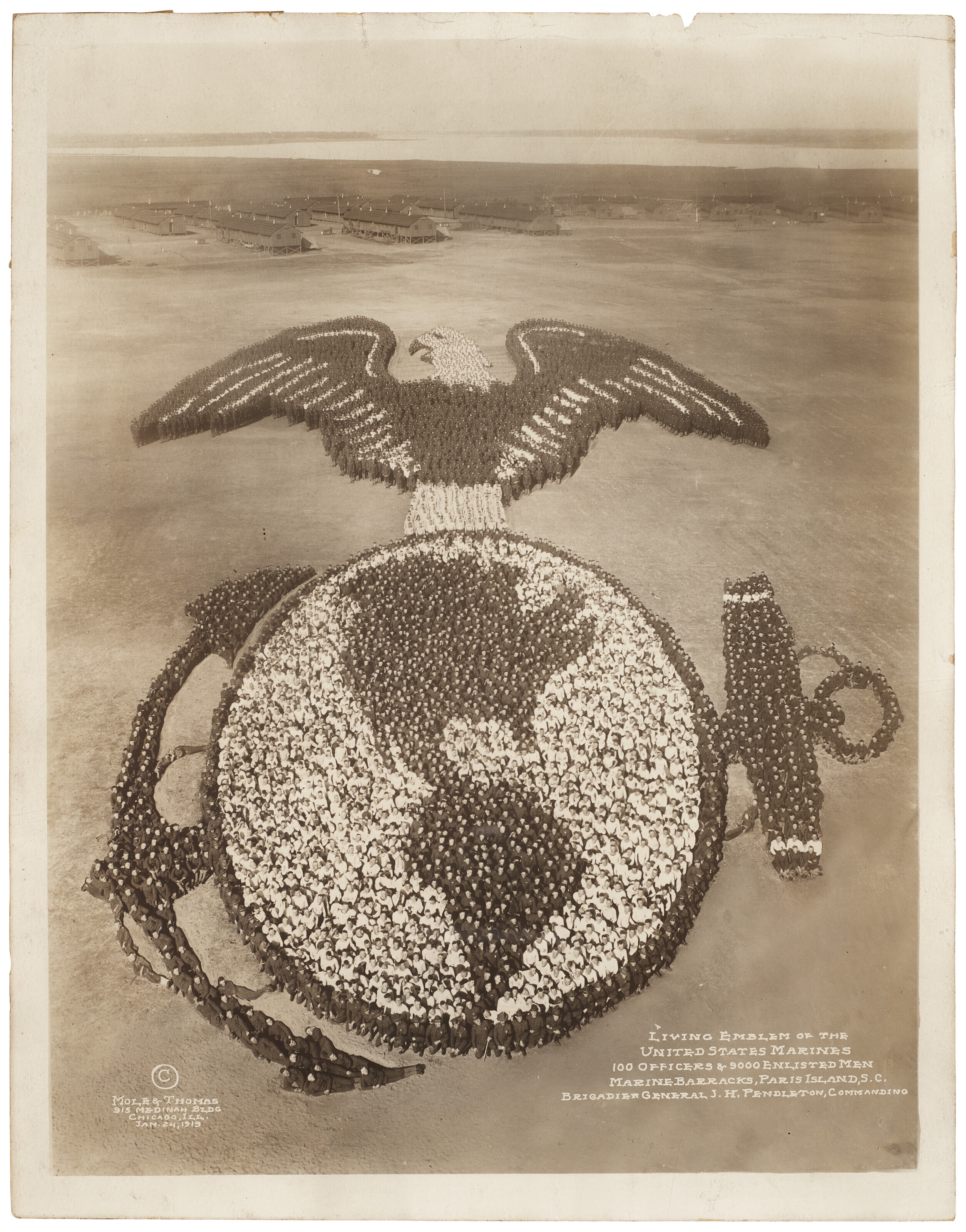 Artwork by Arthur Mole, John D. Thomas, Nine works, 1918-1919, Made of gelatin silver prints