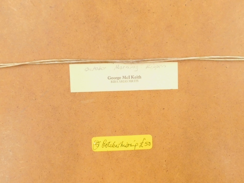 Artwork by George Mckeith, George McKeith. October Morning Kippon, Made of watercolour