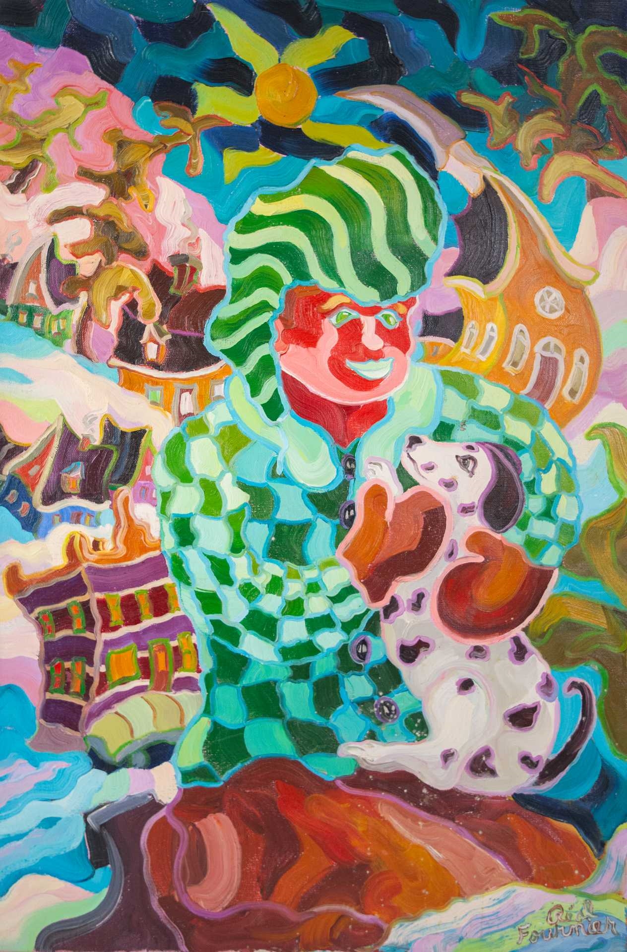 Real Fournier Fournier, Réal Bonjour l'ami MutualArt