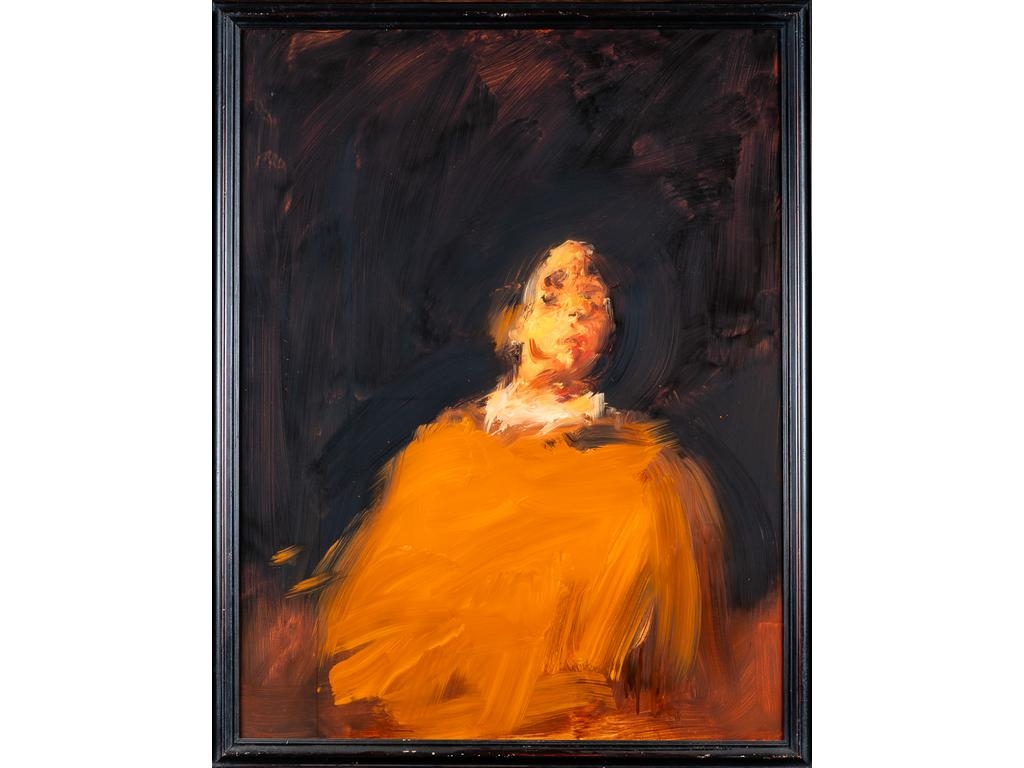 Ibrahim Shahda | Autoportrait cape enveloppante (1982 - 1989) | MutualArt