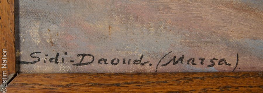 Alexandre Roubtzoff | Sidi Daoud (Marsa) View of a well Oil on canvas ...