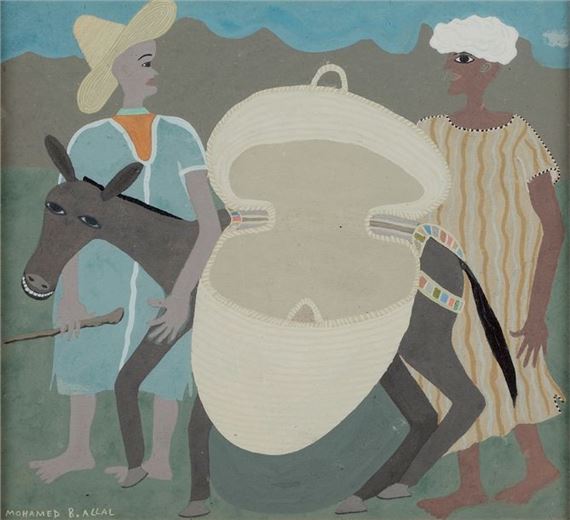 Aniers in conversation by Mohamed Ben Allal, 1924