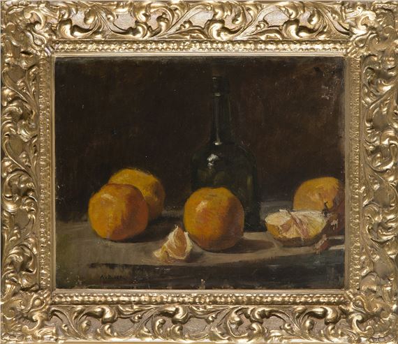 Still life with oranges