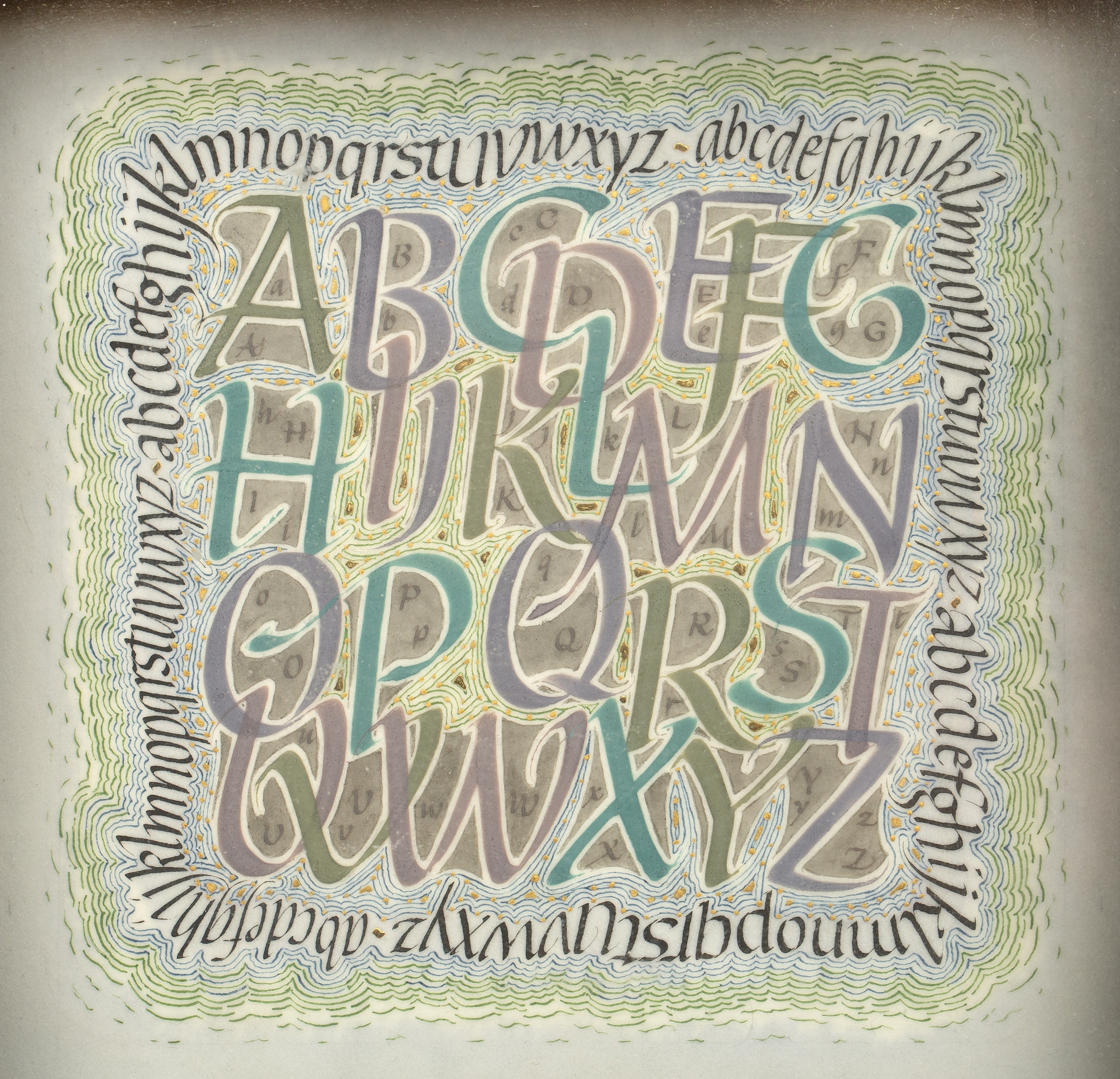 Sam Somerville | Alphabet calligraphy (1984) | MutualArt