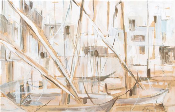 Harbour scene by Terry McGlynn