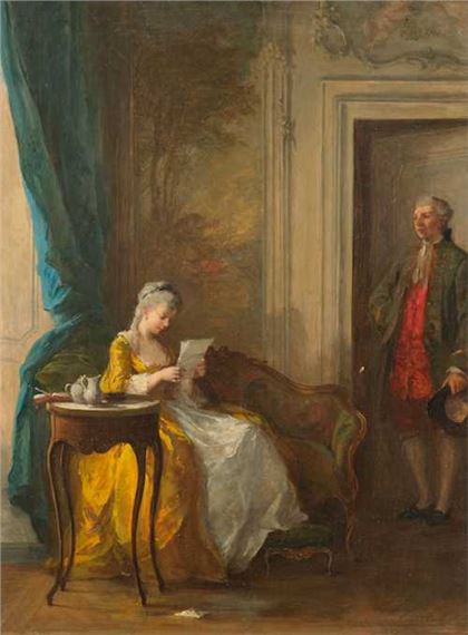 The letter by Louise Émilie Leleux-Giraud