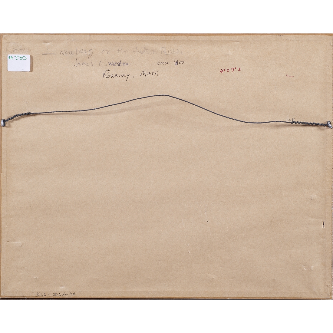 James Weston Watercolor, James L. Weston MutualArt