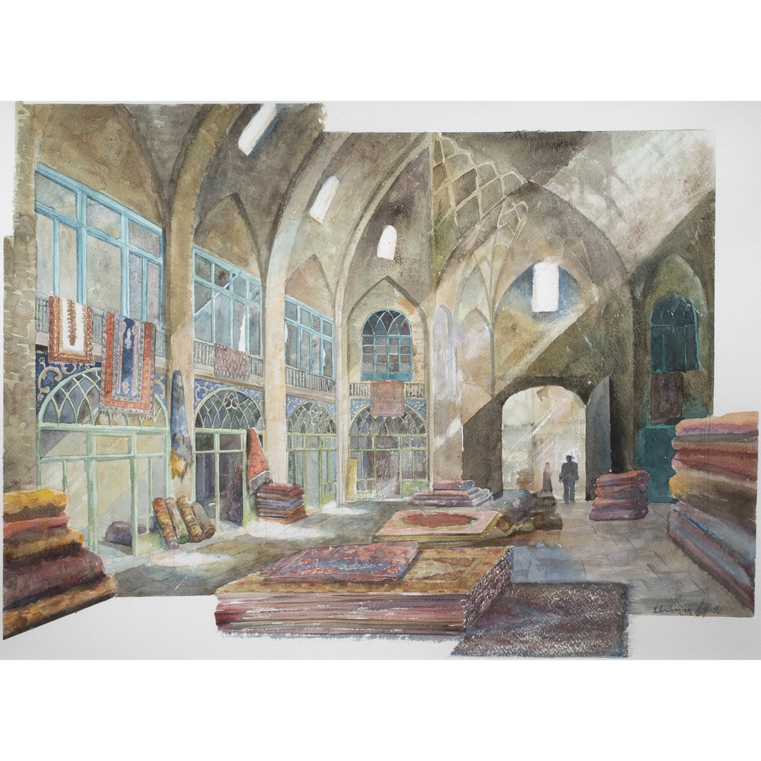 Artwork by Mehdi Ebrahimian, Watercolor, Mehdi Ebrahimian, Made of watercolor