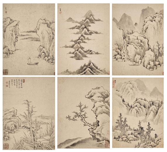 Landscapes by Fang Yizhi