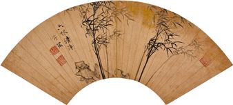 Bamboos and Rock - Chen Qin