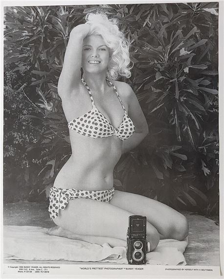 Vintage Pin Up Poster Self Portrait by BUNNY YEAGER
