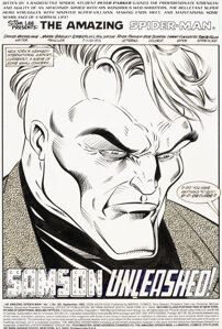 Amazing Spider-Man #381 Splash Page 1 Original Art (Marvel, 1993) - Randy Emberlin