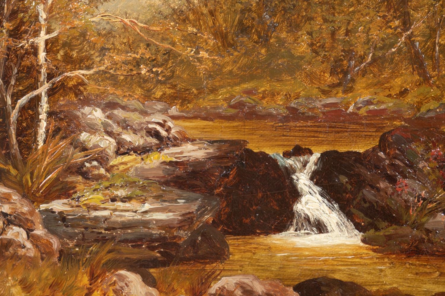George Bates | GEORGE BATES FOREST LANDSCAPE OIL ON CANVAS | MutualArt