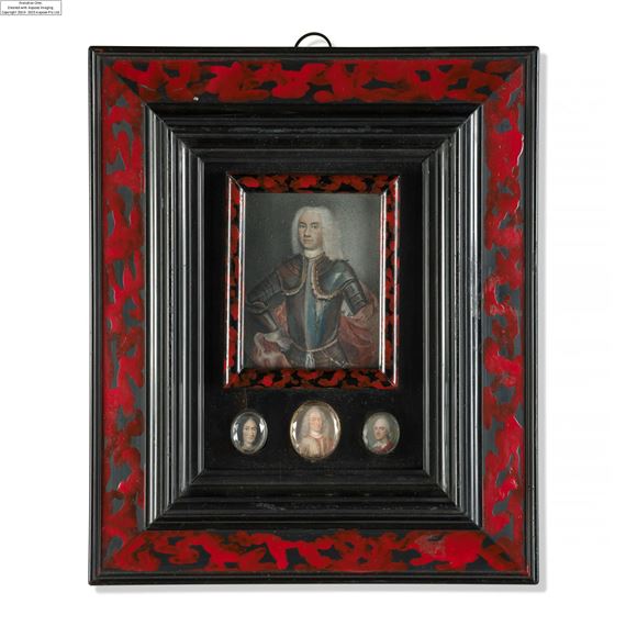 Portrait présumé d'Hendrich Schumacher (1735-1765) en armure - Cornelius Hoyer