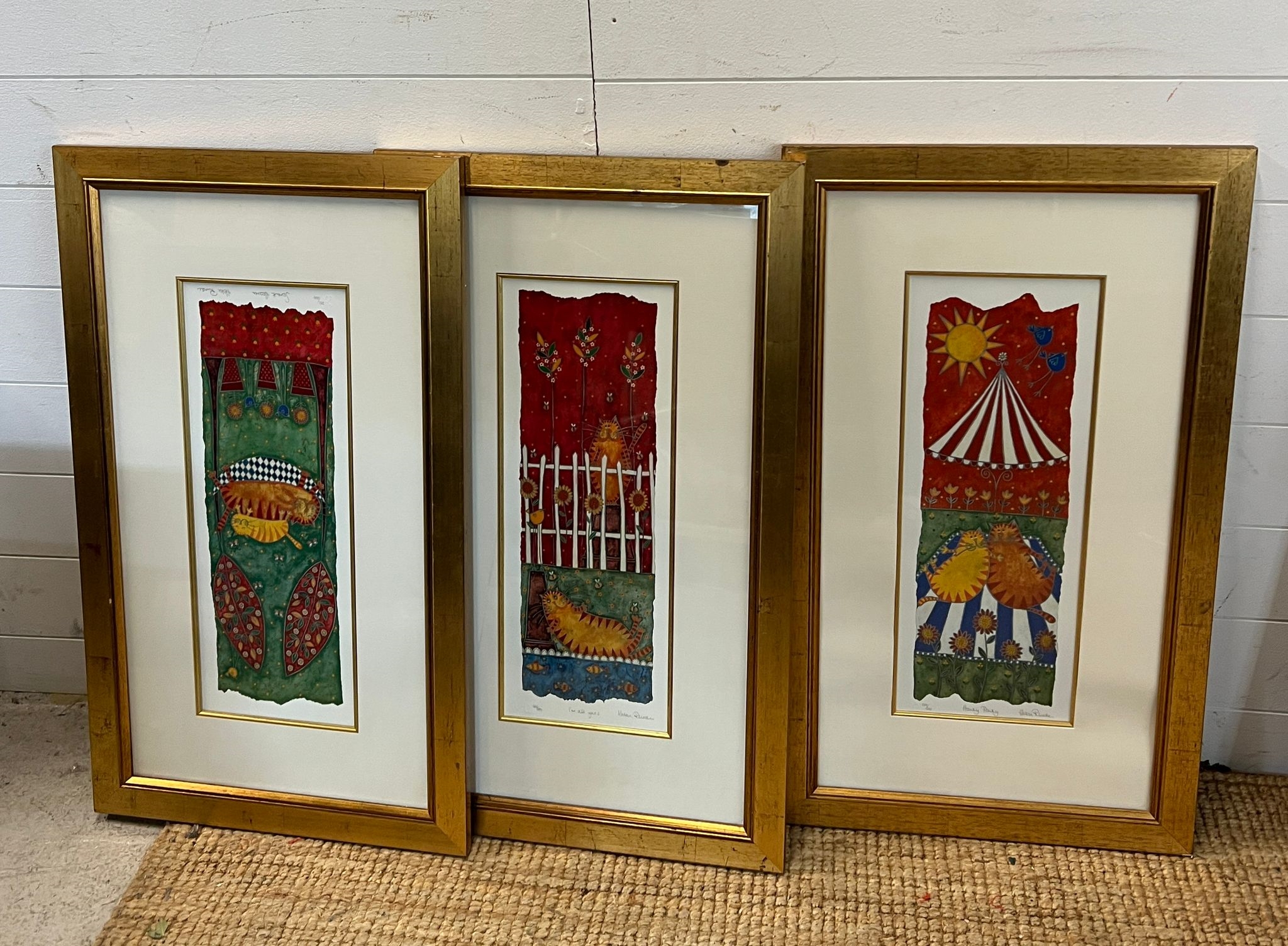 Helen Rhodes | Three limited edition prints by Helen Rhodes (Frame 80cm ...