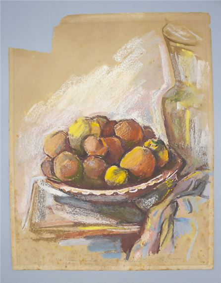Stillleben 'Fruchtschale' / Still life 'fruit basket' by Richard Ziegler, 1970