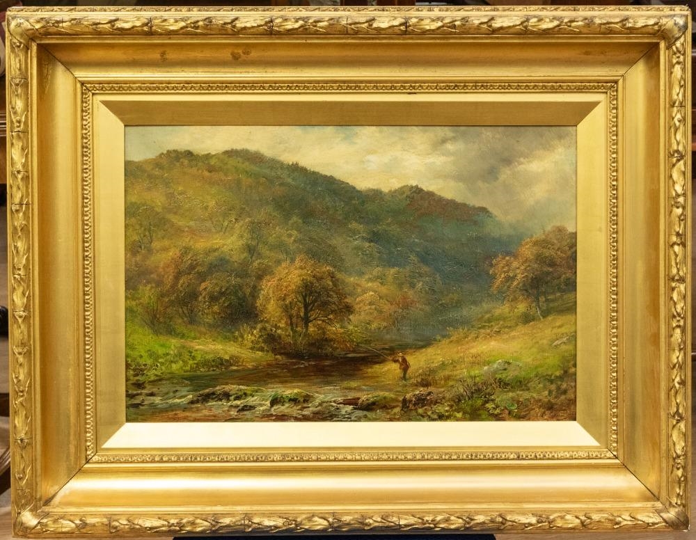 George Turner | George Turner (1841-1910) Derbyshire river scene ...
