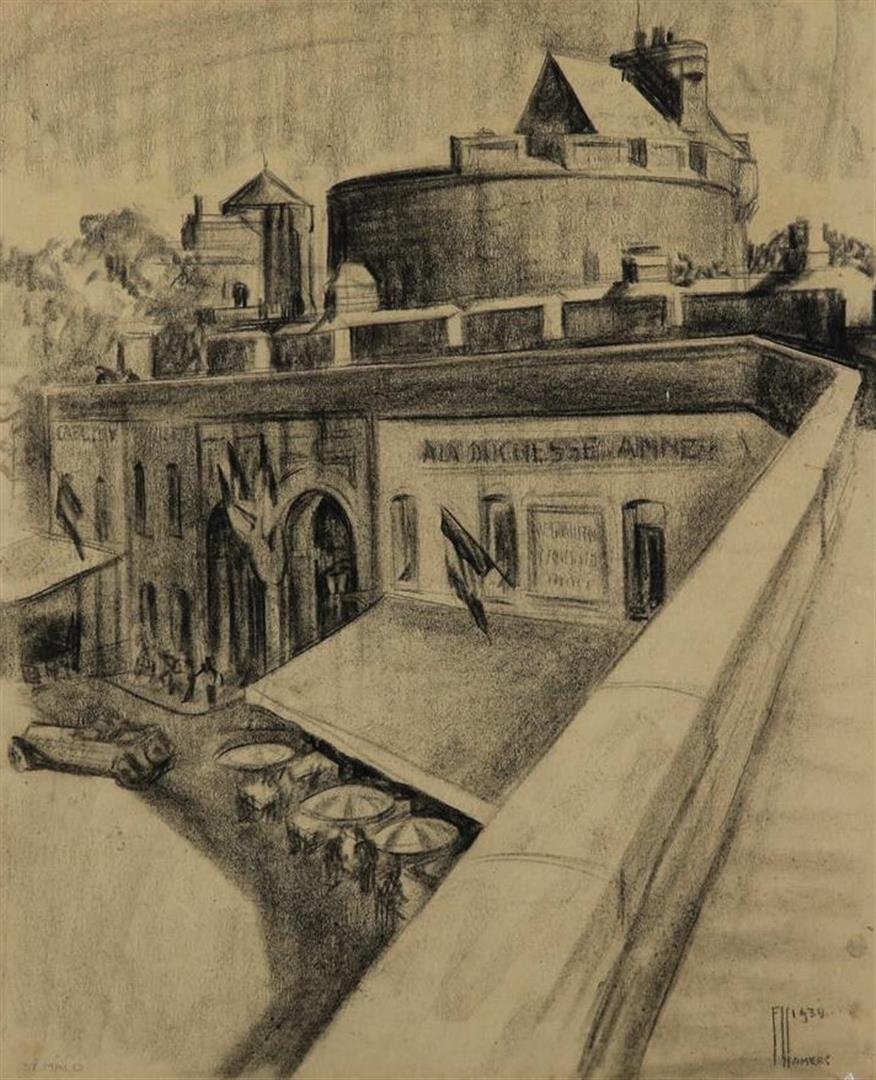 Flip Hamers | Van Heutz monument gate in St. Malo (1934) | MutualArt