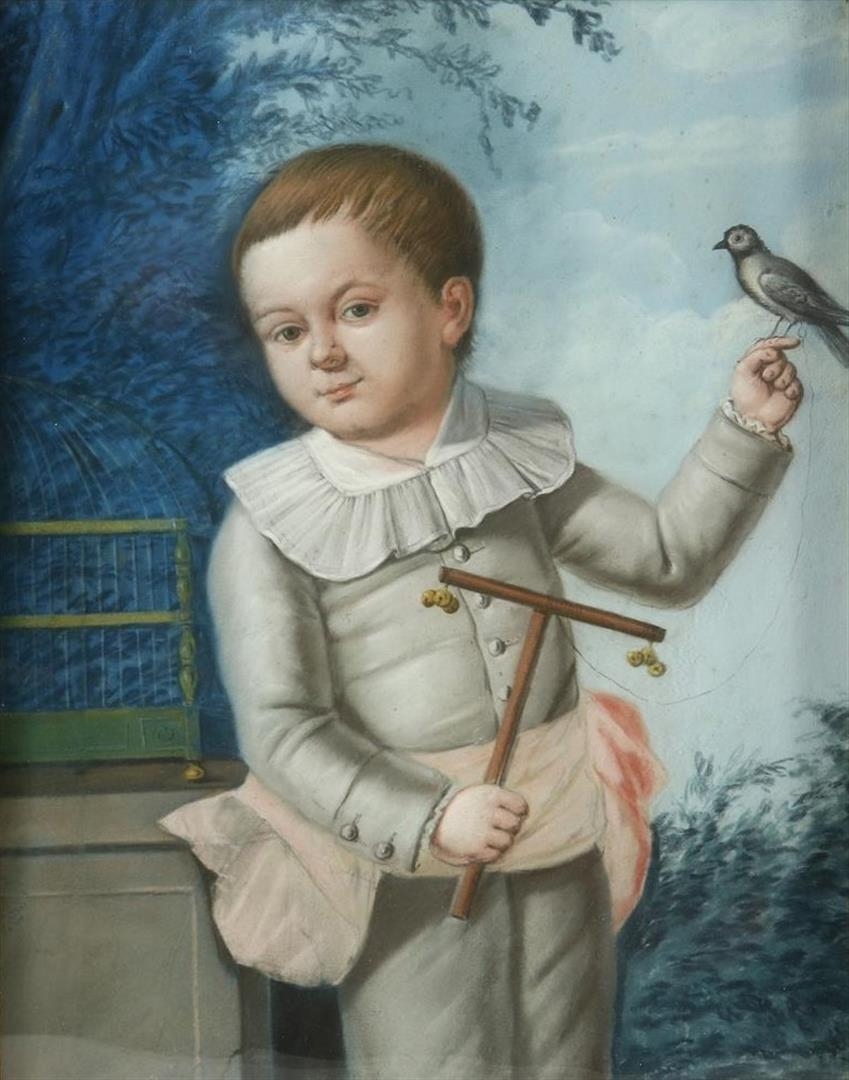 Johannes Dijk Portrait of a boy, probably Pieter de Groot (17731795) (Late 18th