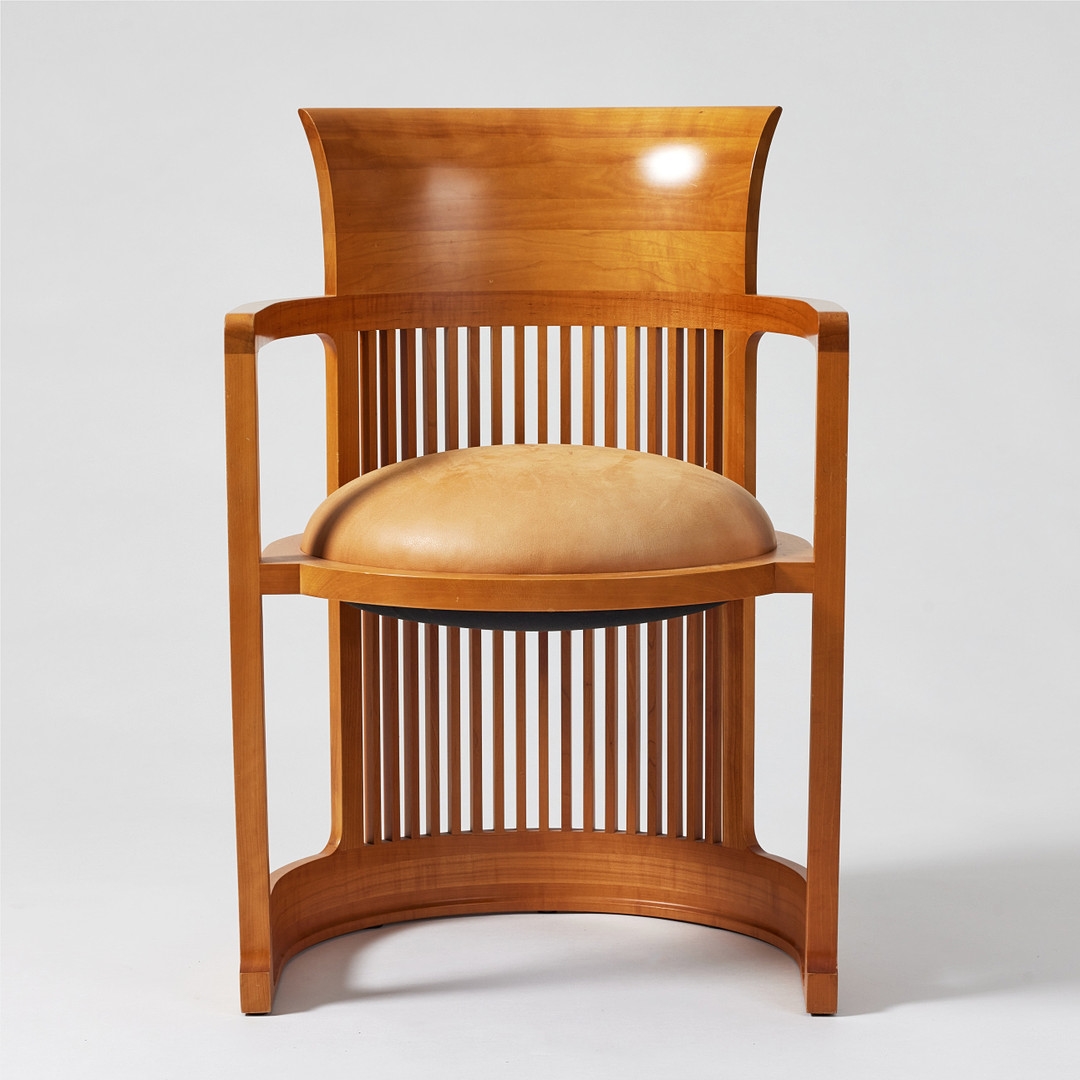 Frank Lloyd Wright | Barrel Chair (1986) | MutualArt