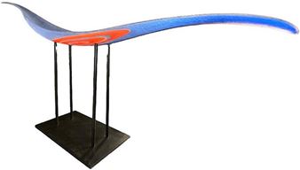 Flying boat glass sculpture by Lino Tagliapietra soars past estimate