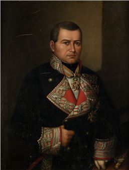 Portrait of a military man - Antonio Francisco Malantic y Arzeo