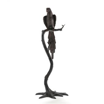 Life-Size Bronze Sculpture of a Macaw - Maitland-Smith