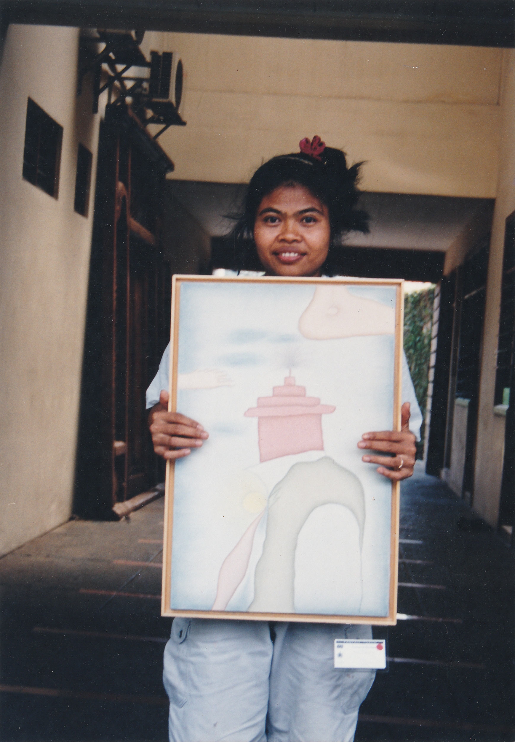 Artwork by Gusti Ayu Kadek Murniasih, Purnama Berdasi, Made of acrylic on canvas