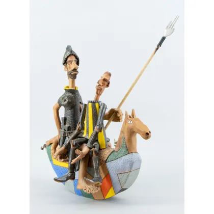 Don Quichot en Sancho Panza by Štefan Gúber