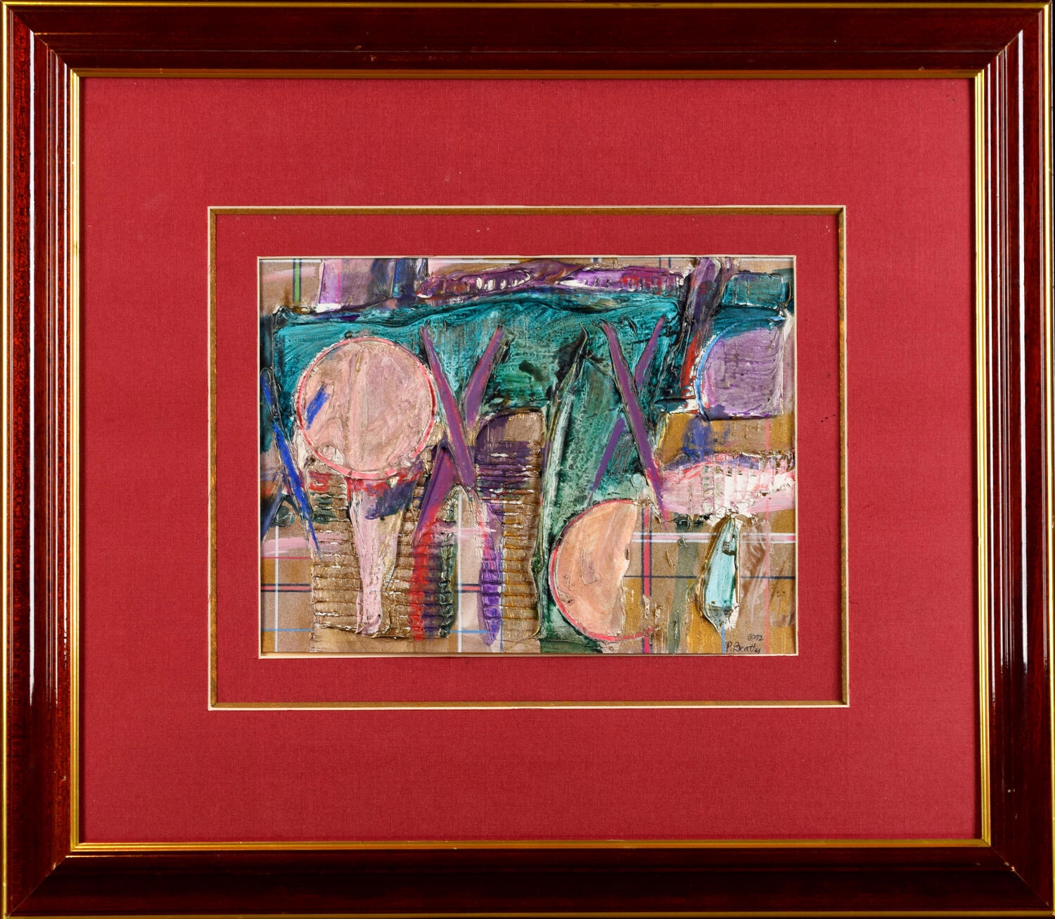 パトリシア A ビーティ 版画 約75×122cm m/p Patricia Beatty PHX