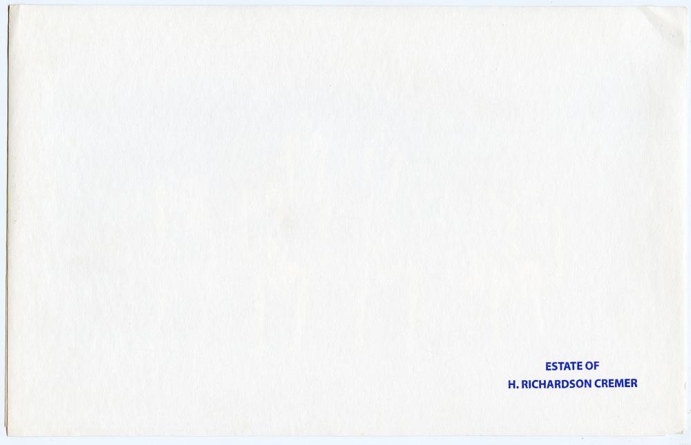 Artwork by H. Richardson Cremer, Original Photo ESTATE OF H. RICHARDSON CREMER, Made of Original Photo