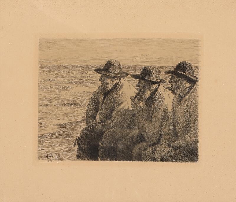 Three fishermen - Michael Peter Ancher