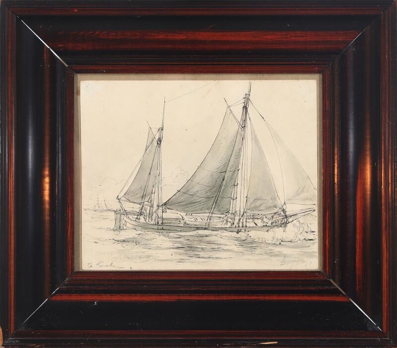 Carl Ludvig Thilson Locher | Marine (1874) | MutualArt