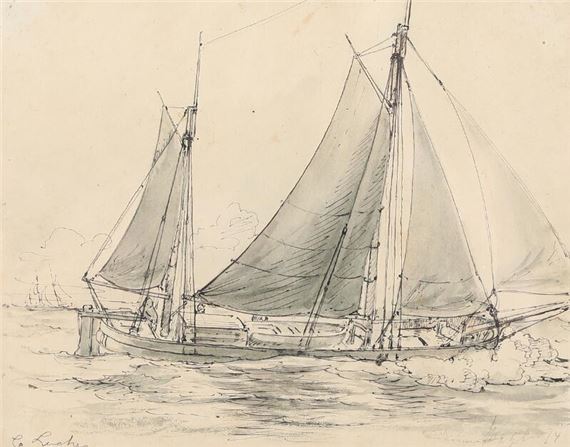 Carl Ludvig Thilson Locher | Marine (1874) | MutualArt