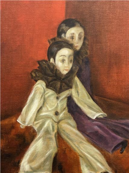 Henriette Coffez | Pierrot et Colombine | MutualArt