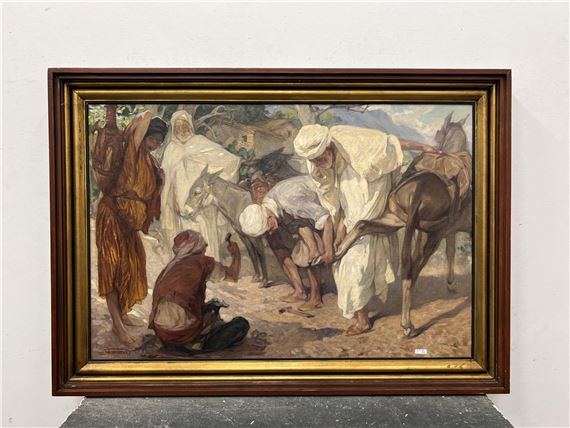 Le ferronnier by Jules-Pierre van Biesbroeck