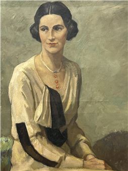 Portrait d'élégante - Alfred Martin