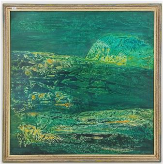 "Abstrahierte Landschaft" - Sabine Hettner