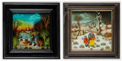 Artwork by Martin Stjepan Dukin, Landschaften, Made of glass painting