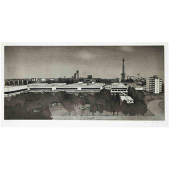 Berlin view with Deutschlandhalle and radio tower - Jan Huber