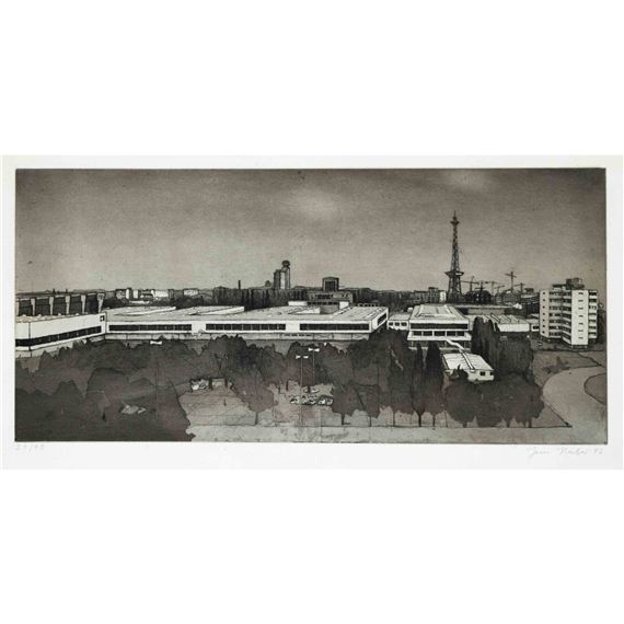 Berlin view with Deutschlandhalle and radio tower - Jan Huber