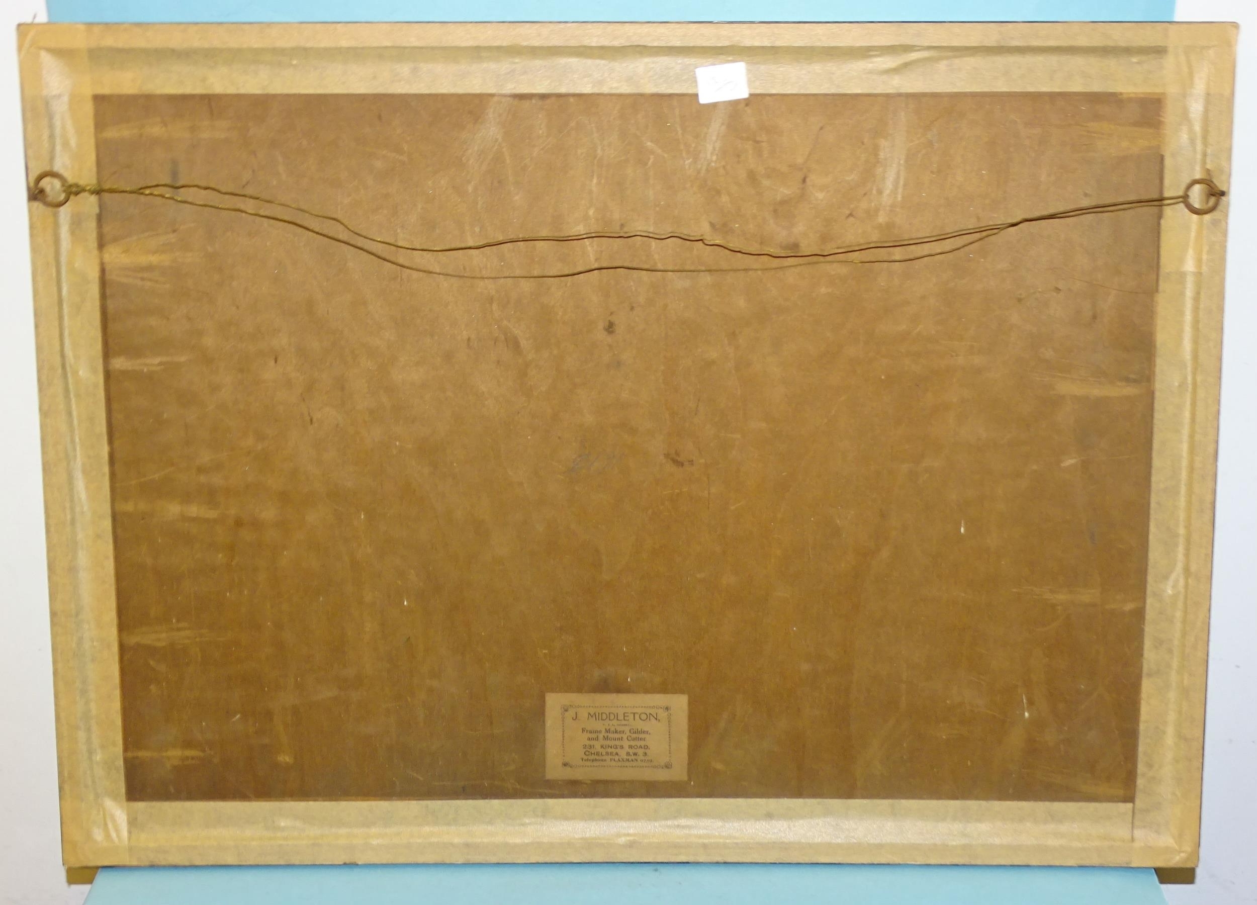 Artwork by Alma Claude Burlton Cull, HMS DRAKE AT SEA, Made of watercolour