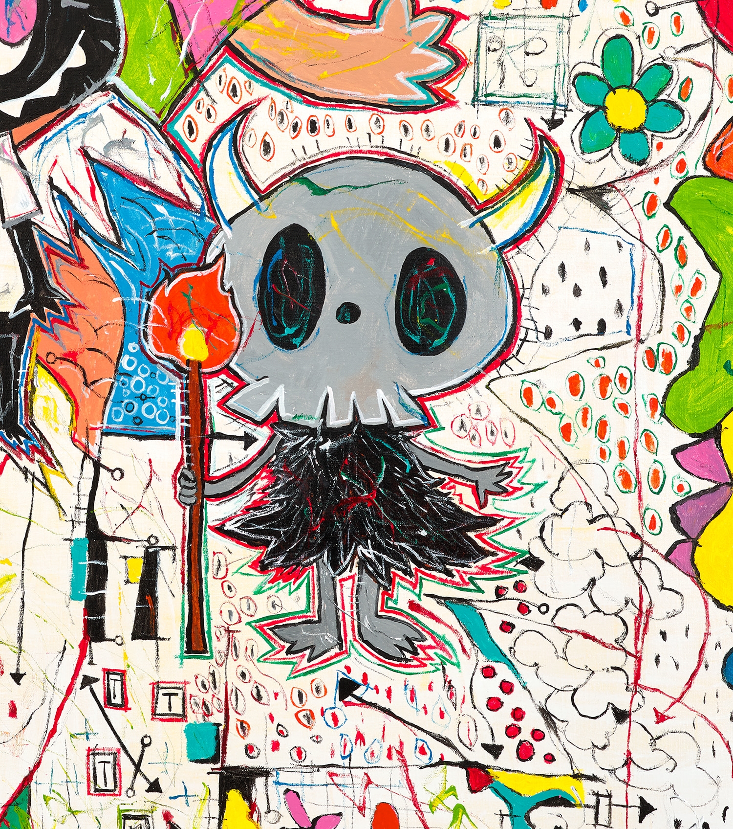 Artwork by Kasing Lung, Mon, Made of acrylic on canvas