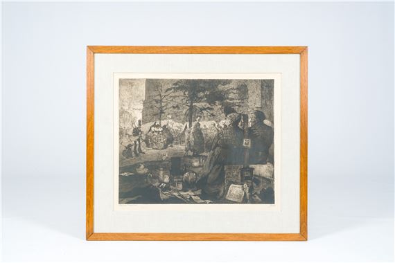 Le Vieux marché St. Jacques Gand by Jules de Bruycker