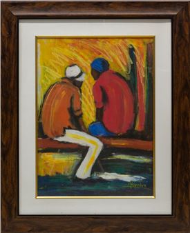 Seated Figures - Alexio Kapondora