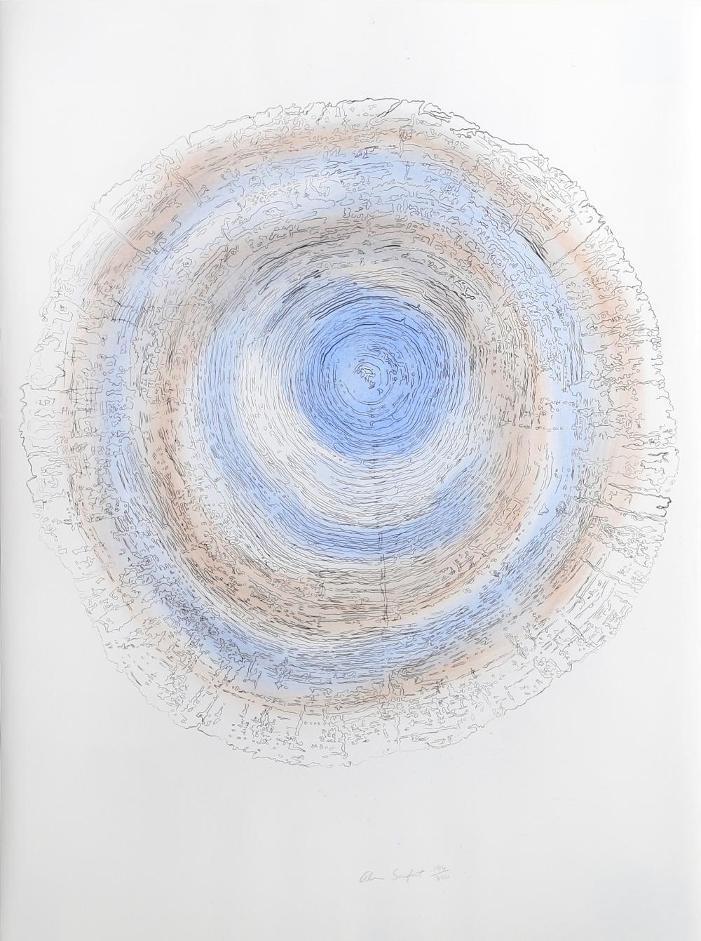 Alan Sonfist | TREE TRUNK SERIES - GREEN II (1980) | MutualArt
