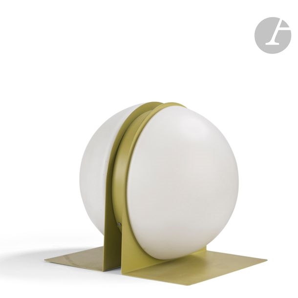 Artwork by Ben Swildens, DESIGNER & GLASS LIGHT EDITOR 10445, the model designed around [1970] Living-room lamp, Made of GLASS LIGHT