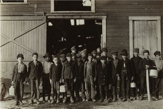 5 P.M., Boys Going Home from Glass Works