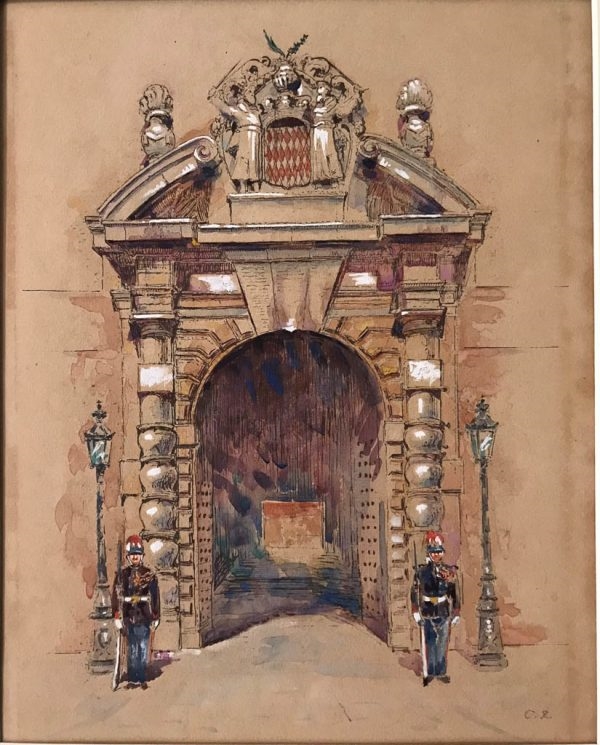 Charles Roux | Porte d’entrée du Palais princier de Monaco (1930 ...